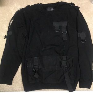 Bershka Strap/Pouch Sweatshirt